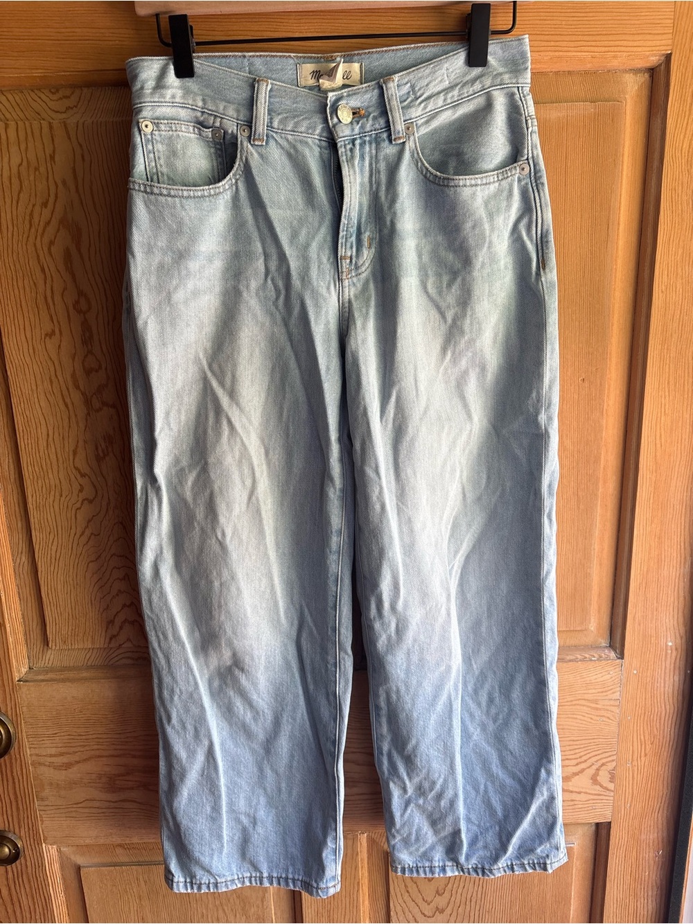 Madewell Jeans | Light Wash | Wide Leg - Cropped | Size 25 Petite